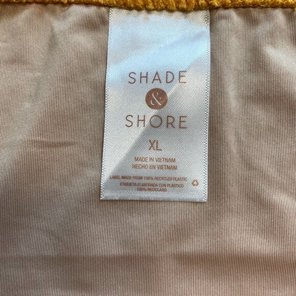 SHADE & SHORE BIKINI BOTTOM PUCKER CHEEKY SIDE TIE SIZE XL SWIM SUIT ORANGE NWT - Picture 5 of 6